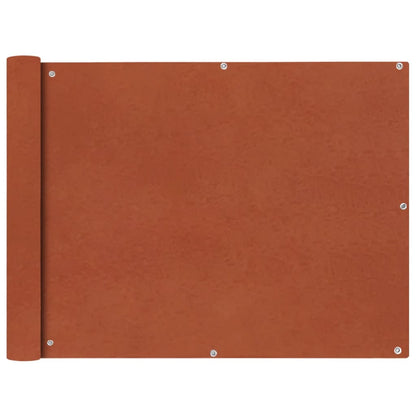 Balcony Screen Oxford Fabric 90x600 cm Terracotta