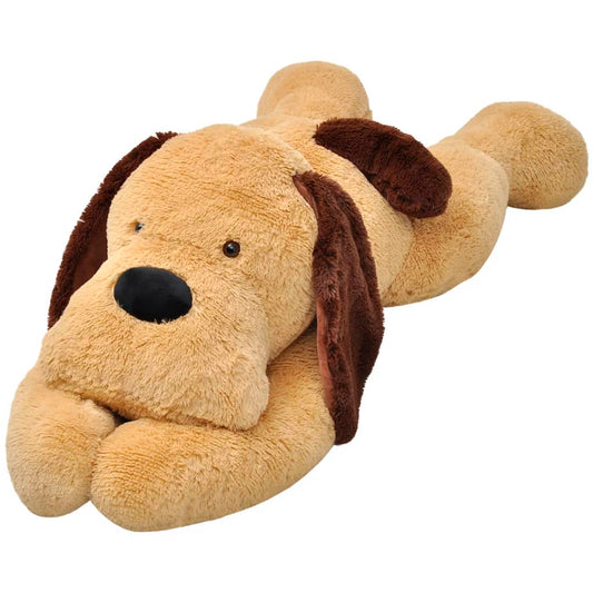 Dog Cuddly Toy Plush Brown 120 cm