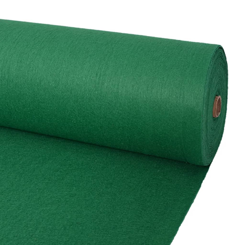 Exhibition Carpet Plain 1x24 m Green