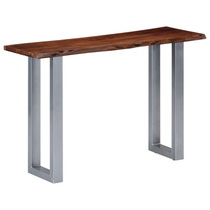 Console Table 115x35x76 cm Solid Aacia Wood and Iron