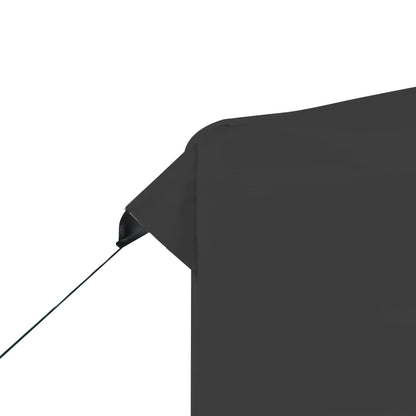Professional Folding Party Tent with Walls Aluminium 3x3 m Anthracite