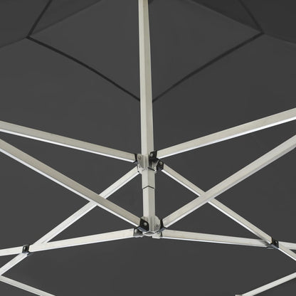 Professional Folding Party Tent with Walls Aluminium 3x3 m Anthracite