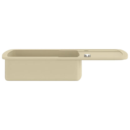 Granite Kitchen Sink Single Basin Beige