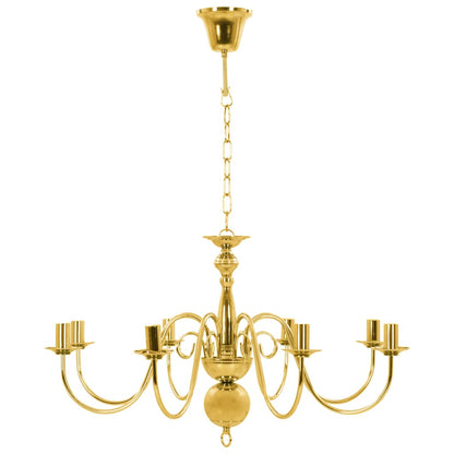 Chandelier Golden 8 x E14 Bulbs