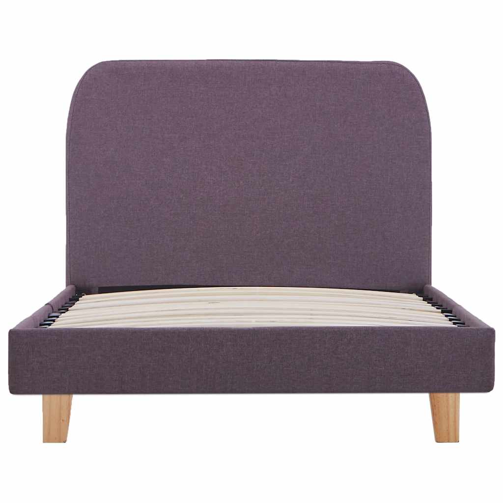 Bed Frame without Mattress Taupe Fabric 90x190 cm Single