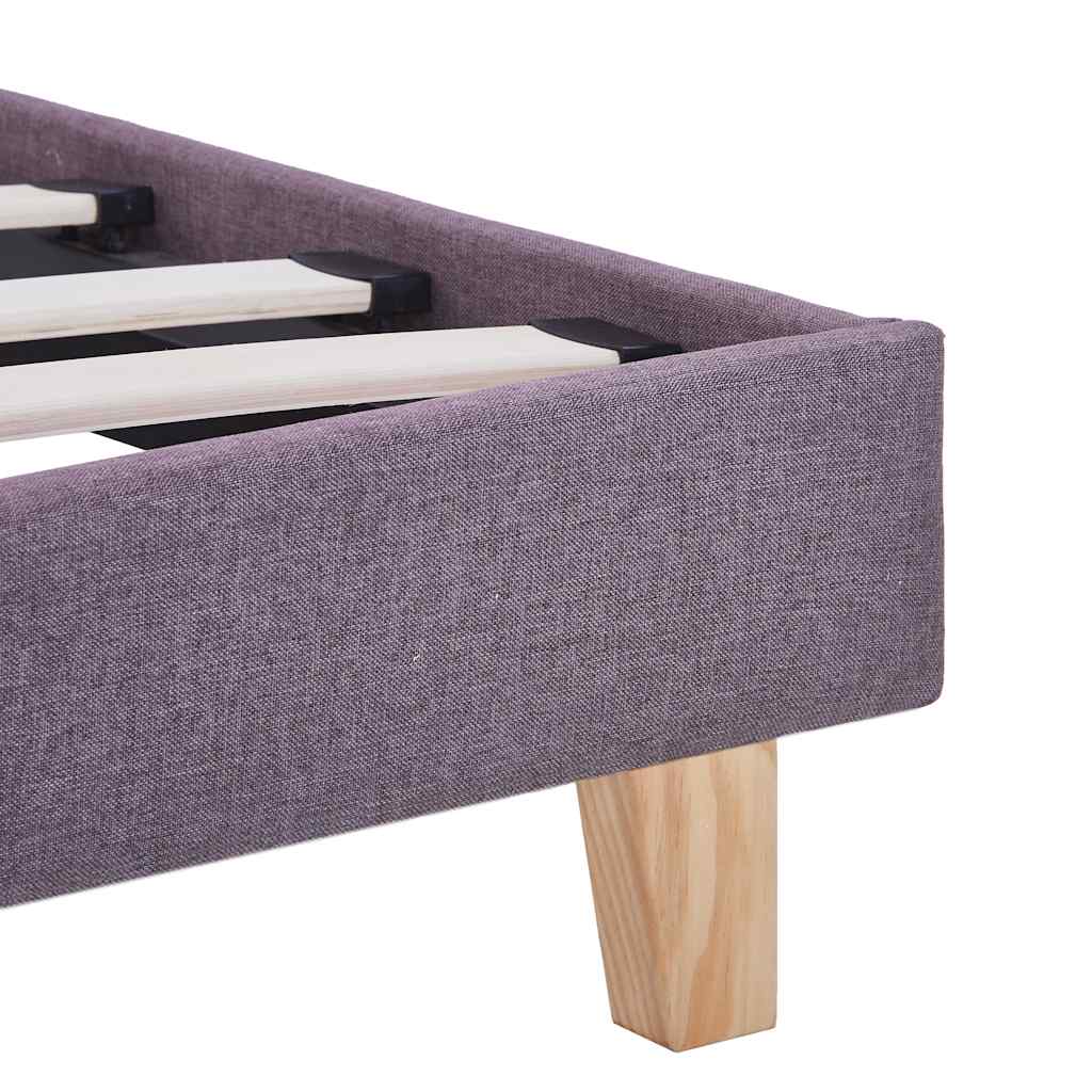 Bed Frame without Mattress Taupe Fabric 90x190 cm Single