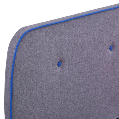 Bed Frame without Mattress Light Grey Fabric 150x200 cm King Size