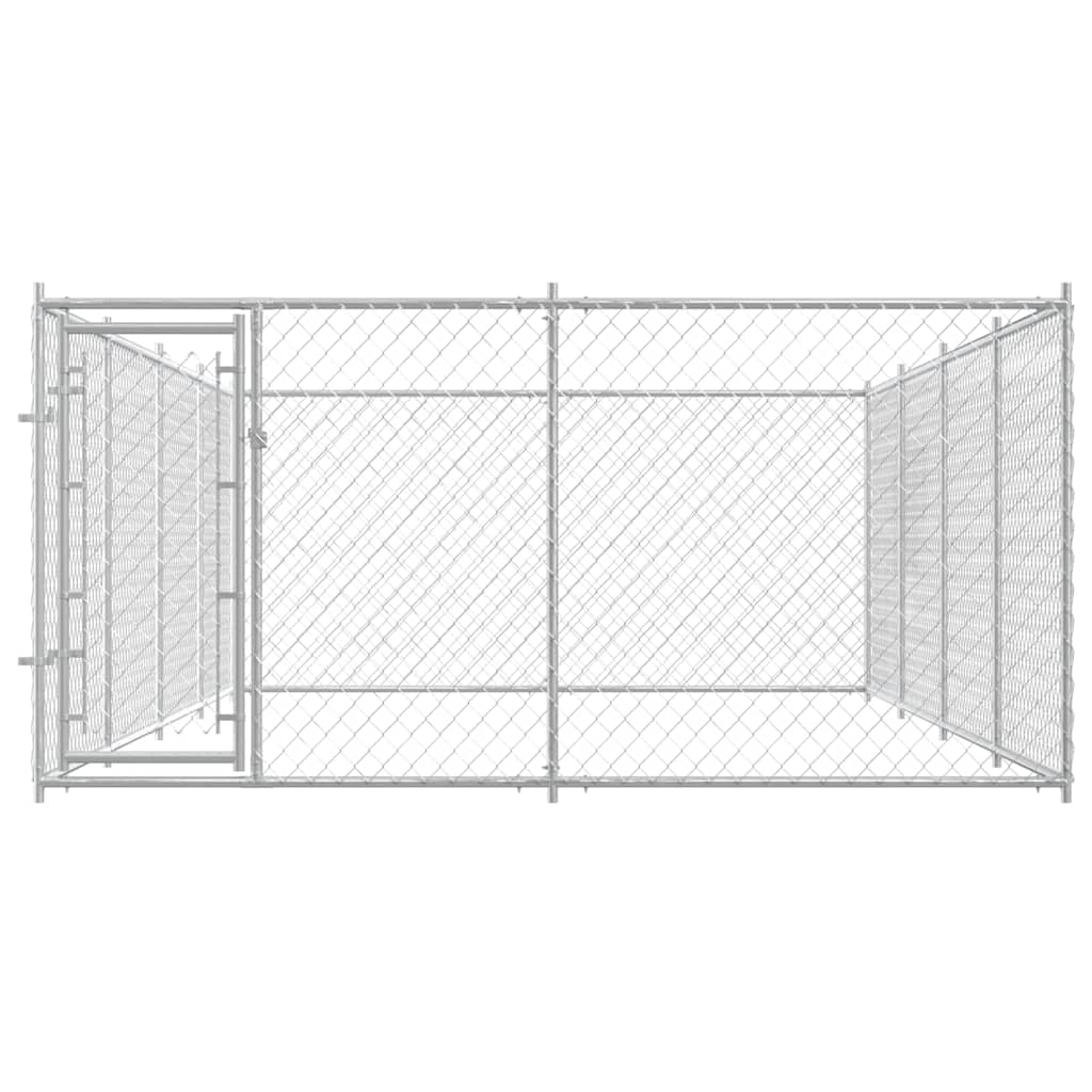 Outdoor Dog Kennel 7.6x3.8x1.9 m