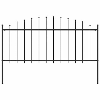 Garden Fence with Spear Top Steel