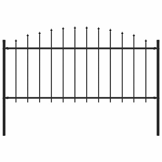 Garden Fence with Spear Top Steel