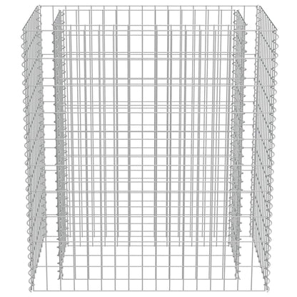 Gabion Raised Bed Galvanised Steel 90x50x100 cm