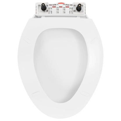 Soft-close Toilet Seat with Quick-release Design White