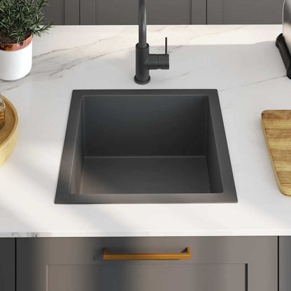 Handmade Kitchen Sink Black Stainless Steel