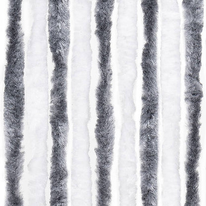 Insect Curtain Grey and White 56x185 cm Chenille