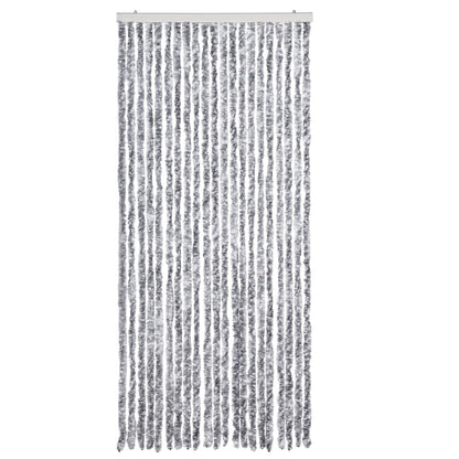 Insect Curtain White and Grey 90x220 cm Chenille