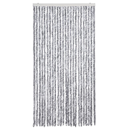 Insect Curtain White and Grey 100x220 cm Chenille