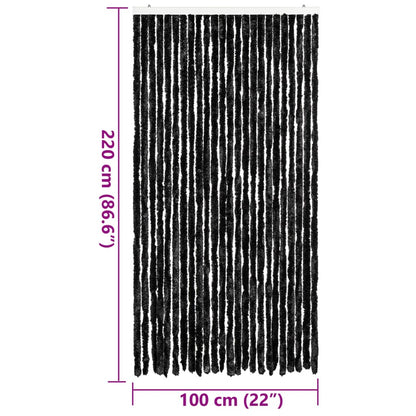 Insect Curtain Anthracite 100x220 cm Chenille