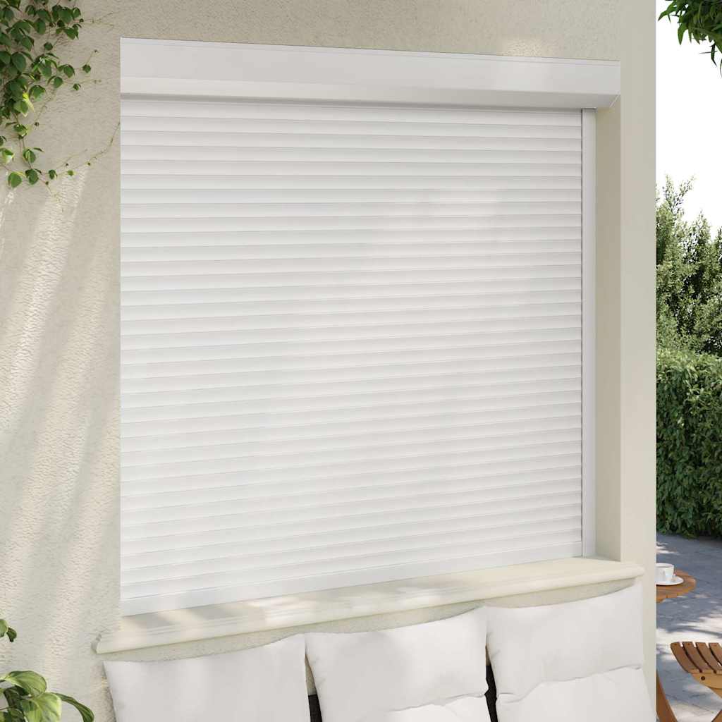 Roller Shutter Aluminium 160x150 cm White