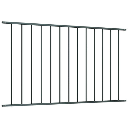 Fence Panel Powder-coated Steel 1.7x0.75 m Anthracite