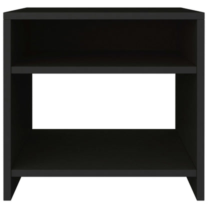 Bedside Cabinet Black 40x30x40 cm Engineered Wood