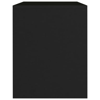 Bedside Cabinet Black 40x30x40 cm Engineered Wood