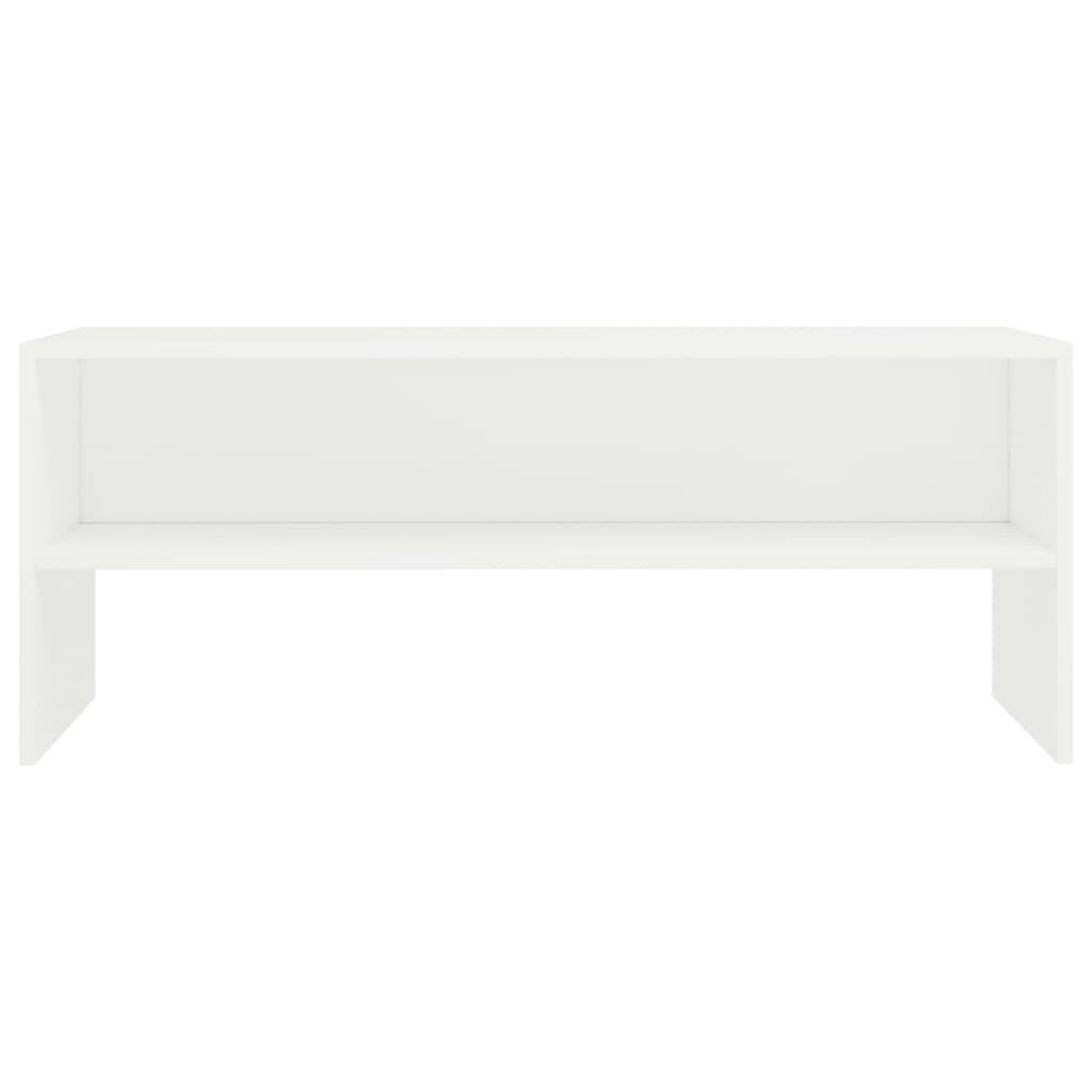 TV Cabinet White 100x40x40 cm Engineered Wood