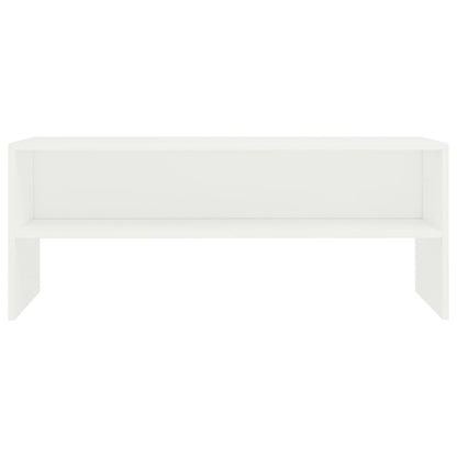 TV Cabinet White 100x40x40 cm Engineered Wood