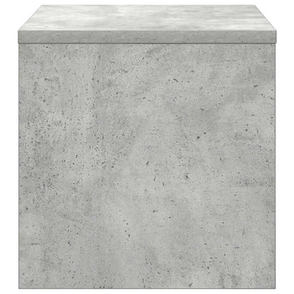 Bedside Cabinet Concrete Grey 40x30x30 cm Engineered Wood