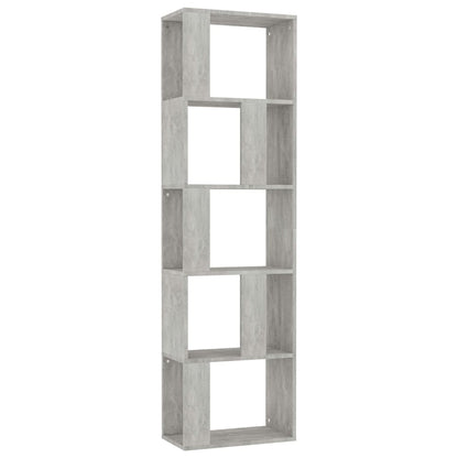 Book Cabinet/Room Divider Concrete Grey 45x24x159 cm Engineered Wood