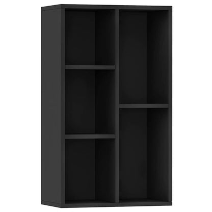 Book Cabinet/Sideboard Black 50x25x80 cm Engineered Wood