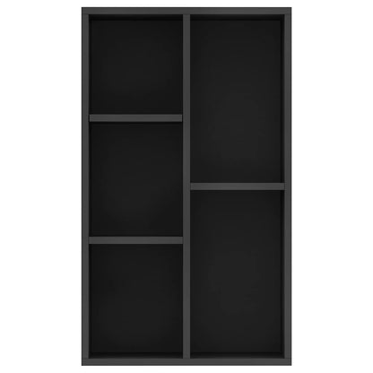 Book Cabinet/Sideboard Black 50x25x80 cm Engineered Wood