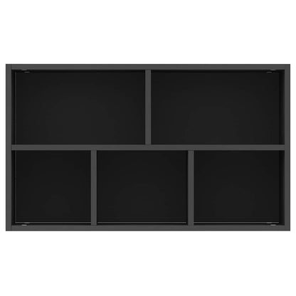 Book Cabinet/Sideboard Black 50x25x80 cm Engineered Wood