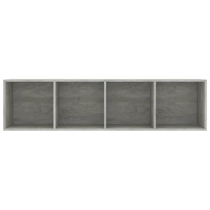 Book Cabinet/TV Cabinet Concrete Grey 143x30x36 cm