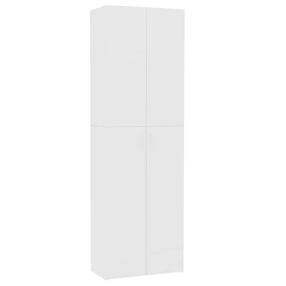 Office Cabinet White 60x32x190 cm Engineered Wood