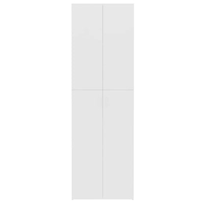 Office Cabinet White 60x32x190 cm Engineered Wood