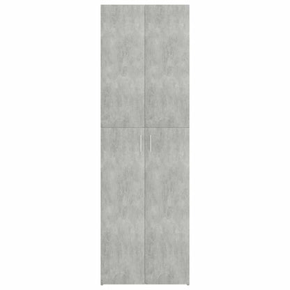 Office Cabinet Concrete Grey 60x32x190 cm Engineered Wood