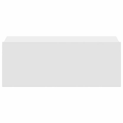 Floating Nightstands 2 pcs White 40x30x15cm Engineered Wood