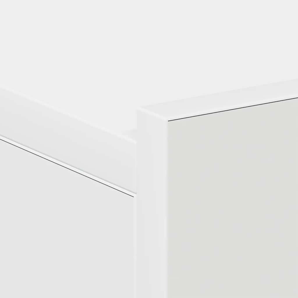 Floating Nightstands 2 pcs White 40x30x15cm Engineered Wood