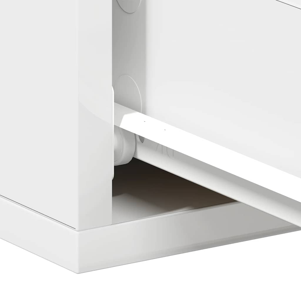 Floating Nightstands 2 pcs White 40x30x15cm Engineered Wood