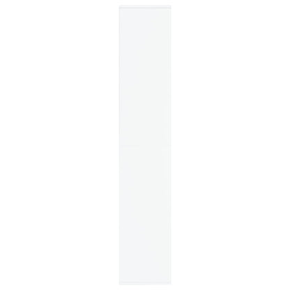 Shoe Cabinet White 54x34x183 cm Engineered Wood