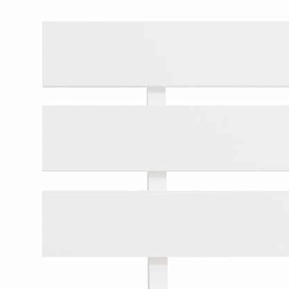 Bed Frame without Mattress White 140x200cm Solid Wood Pine