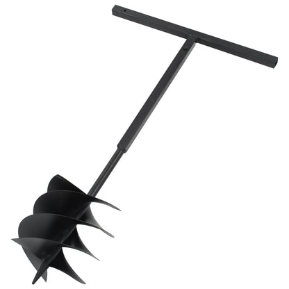 Ground Drill with Handle 250 mm Steel Black