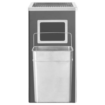 Ashtray Dustbin Hotel 45 L Steel Black