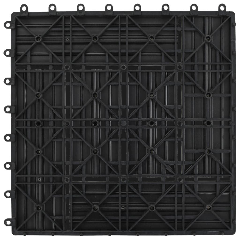 22 pcs Decking Tiles 30x30 cm 2 sqm WPC Grey