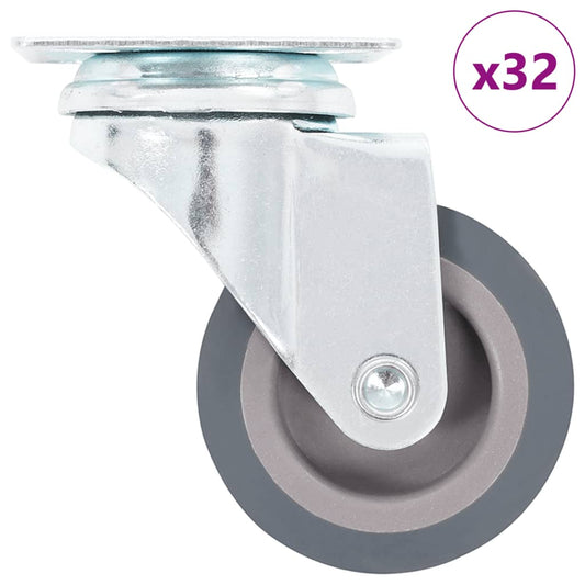 32 pcs Swivel Casters 50 mm