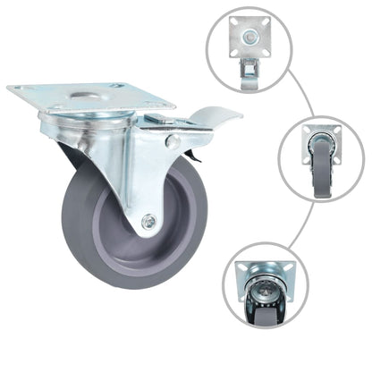 16 pcs Swivel Casters 75 mm