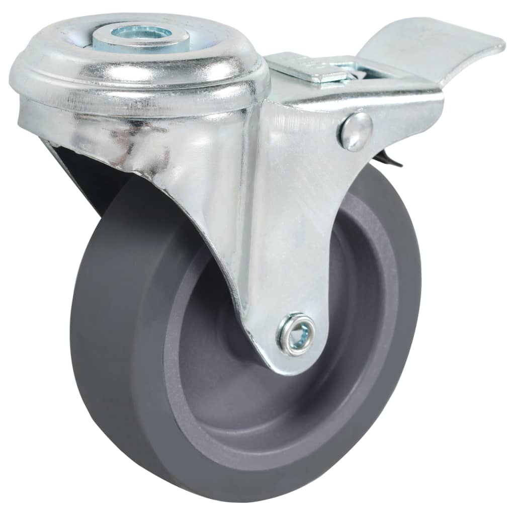 24 pcs Bolt Hole Swivel Casters 75 mm