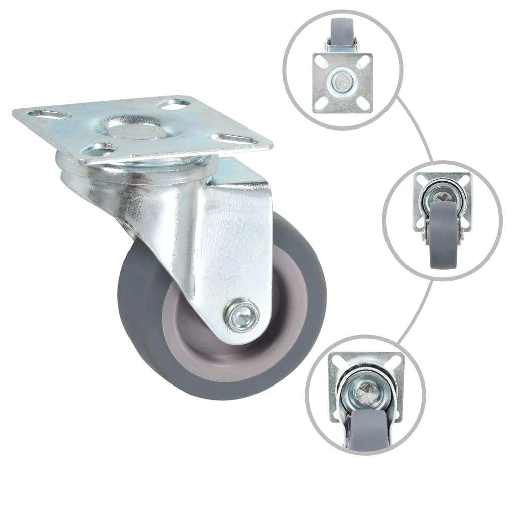 24 pcs Swivel Casters 50 mm
