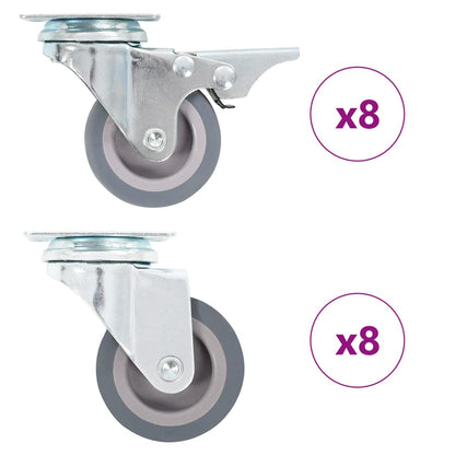 16 pcs Swivel Casters 50 mm