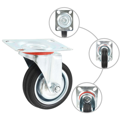 16 pcs Swivel Casters 75 mm